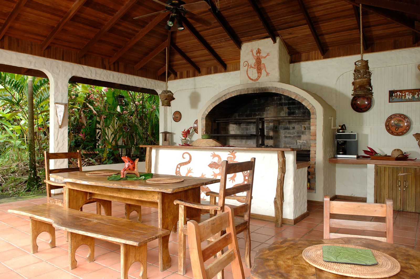 Lodge comunal con asador y cocina